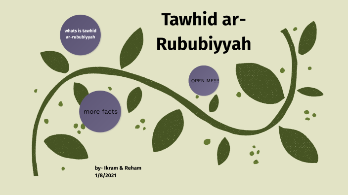 Tawḥīd al-Rubūbiyyah and the Use of Means in Islam
